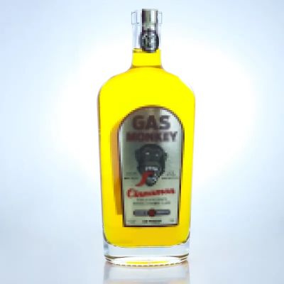 500ml flat shaped super clear whiskey rum vodka bottle spirits glass bottle with cork