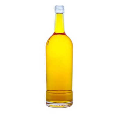 Best selling 700ml 750ml whiskey vodka tequila rum liquor glass bottle with screw cap