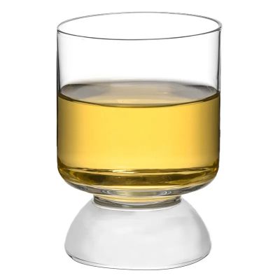 Christmas Luxury Unique Clear Whiskey Tasting Beer Can Glass Tea Cup Vintage Gold Stemless Red Wine Glasses Set
