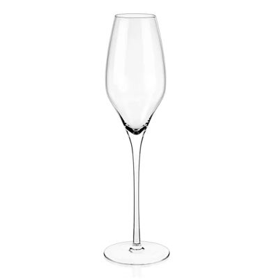 Champagne Crystal Glasses Tulip Shape Modern Elegant Sparking Wine Glasses Hand Blown Gift for Wedding