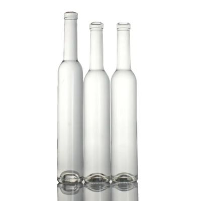New 375ml 500ml 750ml Empty High Flint Bottle Liquor Ice Wine Vodka Tequila Ice Wine Thin Bamboo Glass Bottle