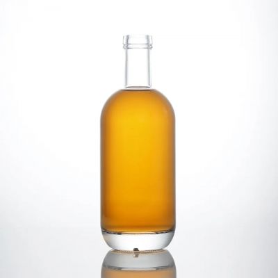 Wholesale 700 ml 750 ml Valmount round glass bottles for Spirits Vodka Whiskey Gin Tequila Glass Bottle