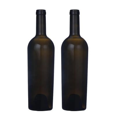 750ml 960g zinfandels bottles antique green glass wine bottle for bordeaux