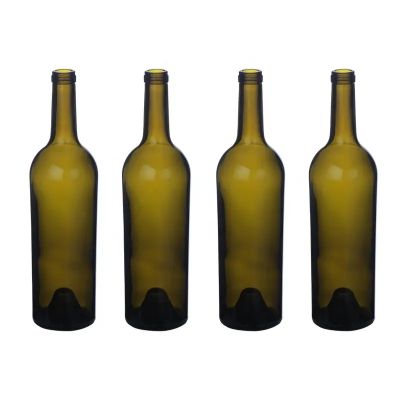 Factory produced explosive-proof rich varieties bordeaux wine bottles