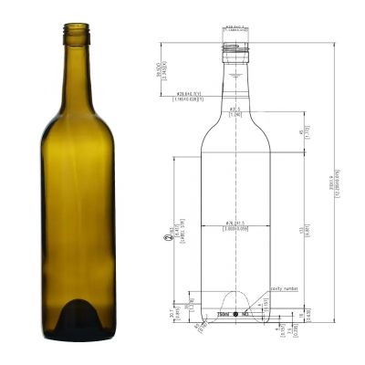 Wholesale 750ml 580g empty varieties bordeaux shape glass wine bottle
