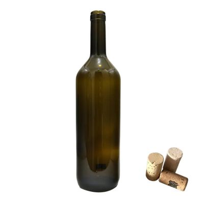 Hot Sale Custom Screen Printing 1000ml Red Wine Glass Bottle For Party