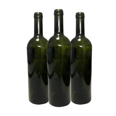 China 750ml 980g taper Bordeaux wine glass bottles for sale