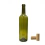 Wholesale white 750ml glass empty round wine bottle of Bordeaux