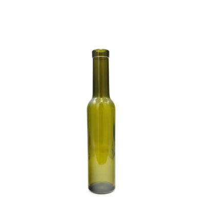 High Quality Glass Red Wine Bottles In Green Color Bordeaux 200ml Manufacturer