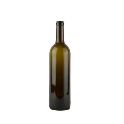 Factory direct sale 615g weight boardeaux glass bottle with high quality