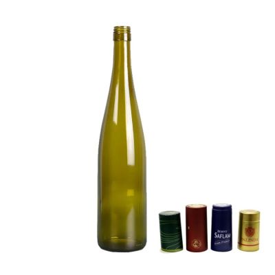 wholesale 500ml 750ml empty Bordeaux shape glass wine bottle