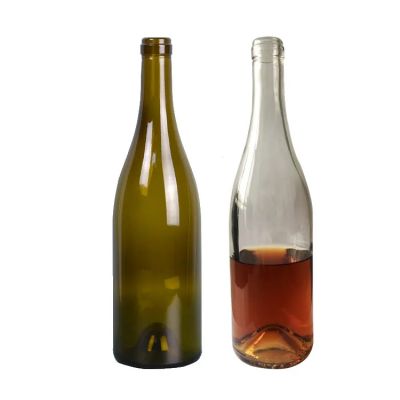 2023 Hot selling 750ml burgundy wine glass bottle with cheap price