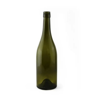 Recyclable 750ml grapes wine glass bottles with screw top lids