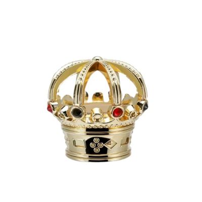 Wholesale Custom Crown Metal Perfume Bottle Cap Zamac Perfume Cap