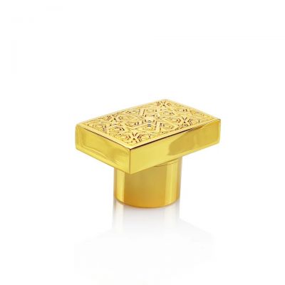 Make your own luxury perfume zamac cap custom design high grade gold silver zamak perfum cap