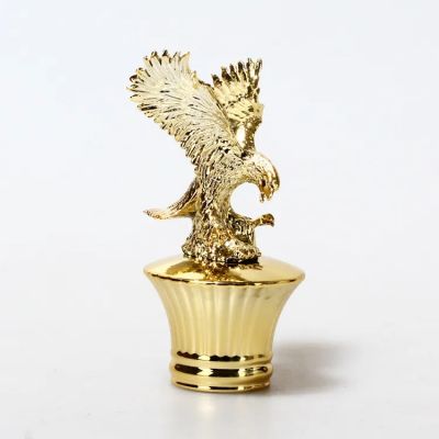 2023 Wholesale High quality zinc eagle perfume Zinc-alloy caps Luxury Best Sale Perfume Cap hot sale zamac deer lid