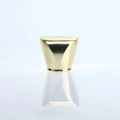 Luxury Zamac Perfume Bottle Cover 15Mm High grade silver golden Metal Zinc Alloy Perfume Bottle Cap With Logo