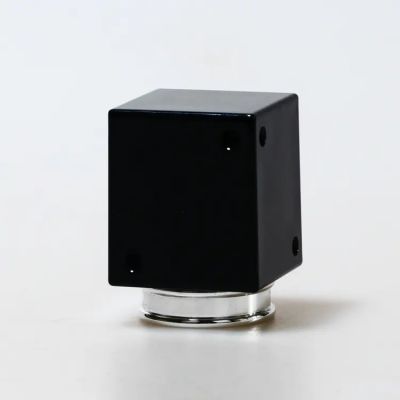 Perfume Cap Customized By Manufacturer Top Grade plastic ABS Metallic texture perfume cap rectangle black perfume lid