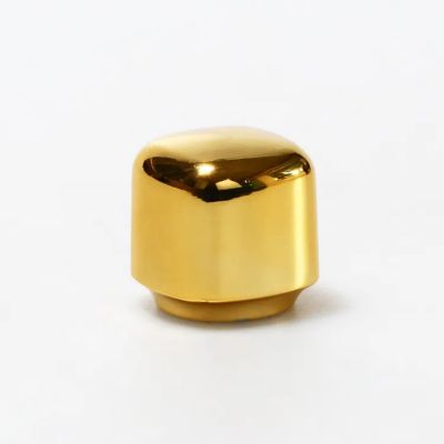 2023 Best design perfume bottle Factory OEM Perfume Bottle Caps Round golden metal zinc alloy perfume lids