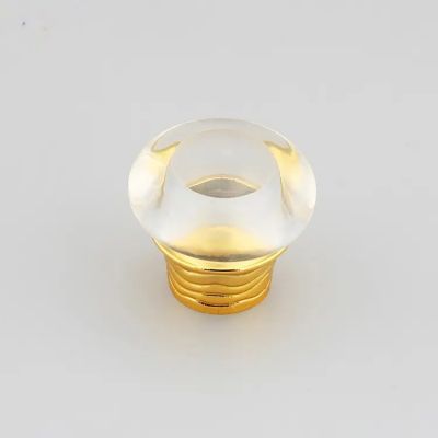 Golden Transparent Plastic Surlyn Perfume Bottle Cap