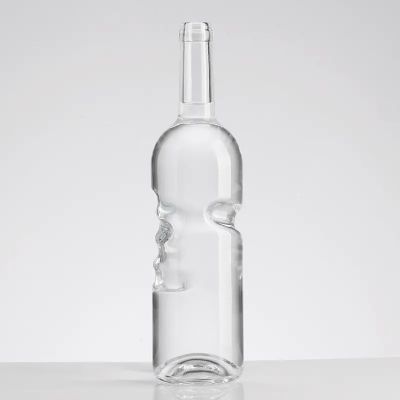 Boston Round Tequila Glass Bottle 500 Ml 700 Ml Glass Vodka Bottle For Whisky Rum Gin Bottle With Caps