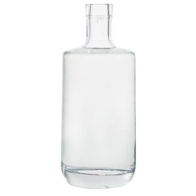 Bottle Black Matte Corked 500 Ml Glass Bottles For Alcoholic Whisky Manufacturer Wholesale Empty Transparent frosted Glass