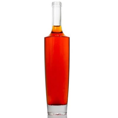 Special Design 500ml 700ml Spirits Vodka Whiskey Gin Containers Clear Empty Gin Glass Liquor Bottles