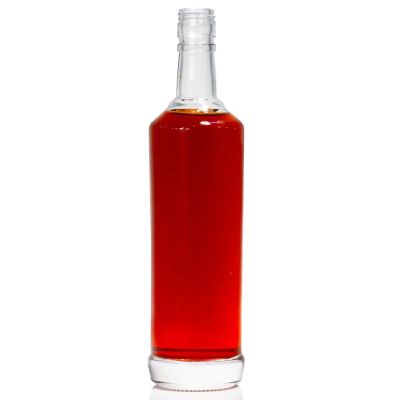 Wholesale Empty 500ml 750ml 700ml Liquor Vodka Water Glass Bottle With Screw Caps