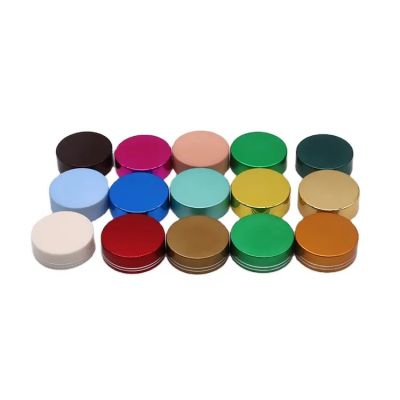 Wholesale Aluminum Lid for Jars Cosmetic 43/400 89/400 53/400 70/400 58/400 Caps Lids For Jars Custom Logo Embossed