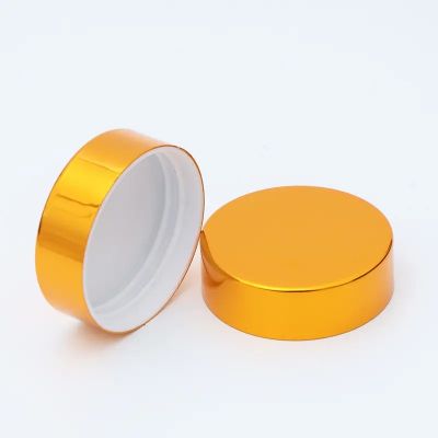 Wholesale Aluminum Lid for Jars Cosmetic 43/400 89/400 53/400 70/400 58/400 Caps Lids For Jars Custom Logo Embossed