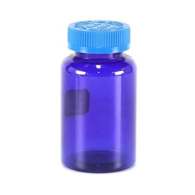 250ml plastic capsule bottles healthcare supplement packaging with child safety cover