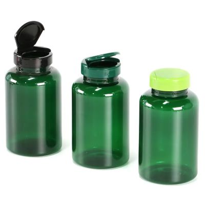 High-End Health Product Sub-Bottle Capsule Bottle,Plastic Empty Custom Green Blue Capsule Bottles