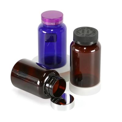 250ml specialized plastic PET bottle gelatin capsule supplement packaging bottle