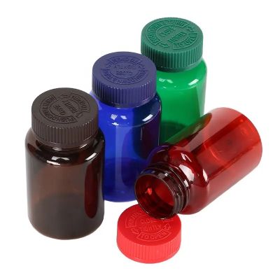 factory price plastic pill bottles vitamins healthcare supplement container tablets calcium jars