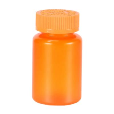 120ml food grade pet plastic bottle empty vitamin calcium container with screw cap healthcare supplement jar for pills