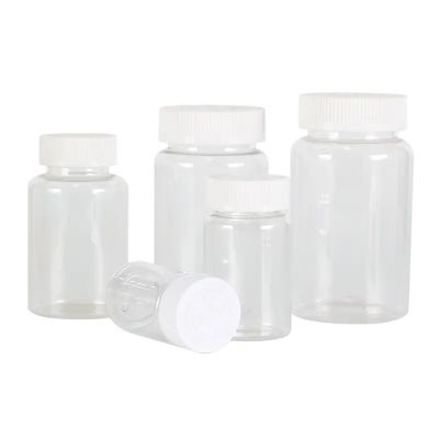 120ml 150ml 200ml 300ml Wholesale Empty Pet Plastic Pill Capsules Vitamin Medicinal Bottle With Child Proof Resistant Screw Cap