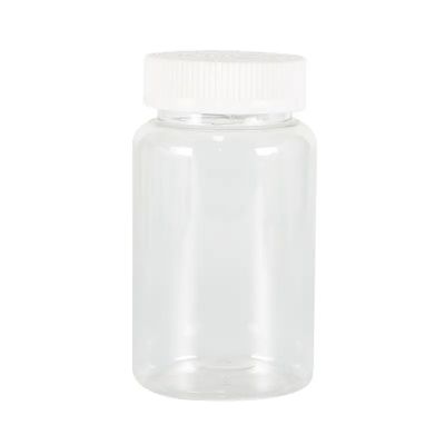 300ml Transparent Pharmaceutical Pill Capsule Plastic Pet Medicine Bottle For Healthy Supplement With Screw Cap