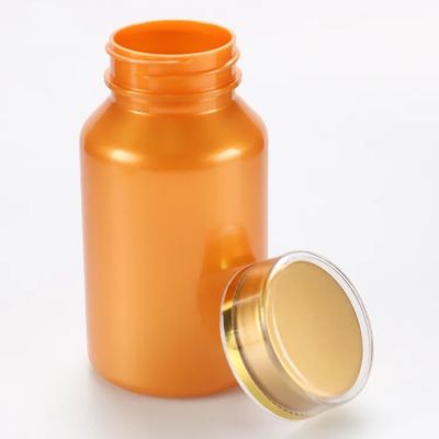 100ml Empty Pet Pill Container Vitamin Capsule Plastic Bottle With Double caps