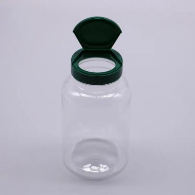 100ml 150ml 225ml 300ml White Pet Plastic Bottle Pharma Grade Plastic Pill Capsule Bottle With Flip Top Cap