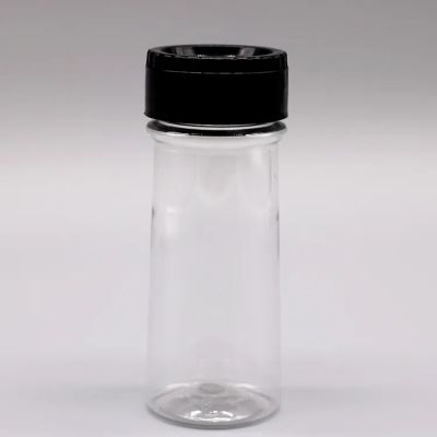 Hot Selling Empty Plastic Spice Jars For Kitchen Herb Storage 200ml 250ml 300ml With Flapper Cap