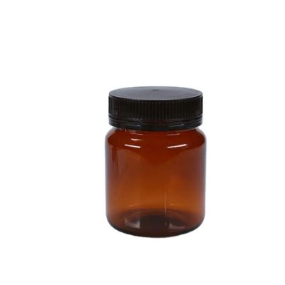 100ml 150ml Wide Mouth Amber Bottle Medical Glass Container Sealed Glass Packaging Pill Glass Bottle