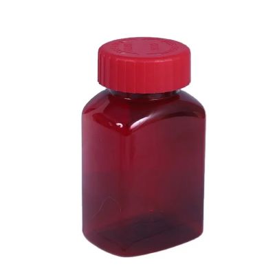 150ml Pet Lean Plastic Square Empty Pet Medicine Liquid Cough Syrup Bottle Oral Liquid Bottles