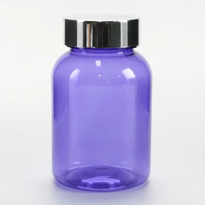 PET Capsule Container 150 ml Empty Supplement Vitamin Plastic Bottle For Packaging
