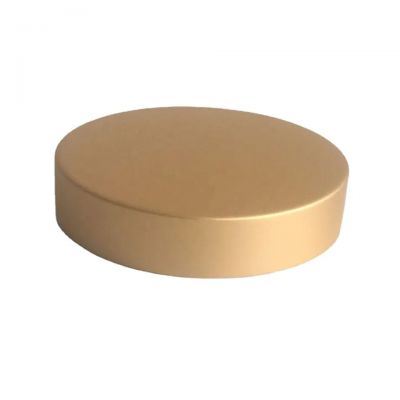 70/400 aluminum jar screw lid matte gold aluminum cap