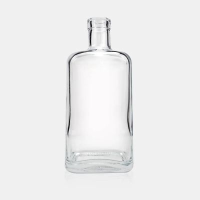 Wholesale High Borosilicate Empty Wine Tube Glass Bottle Whiskey Vodka Bottles With Seal Caps