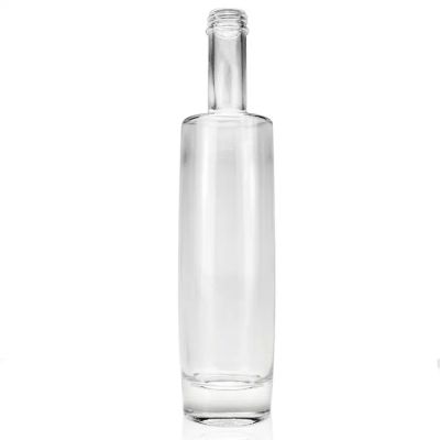 700ml Empty Small Mouth Clear Frosted Juice kombucha Glass Rum Bottle