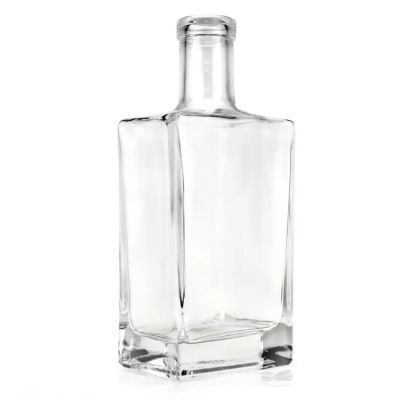 500ml 700ml 750ml 1L Square oil Olive Oil Glass Bottle with metal lid