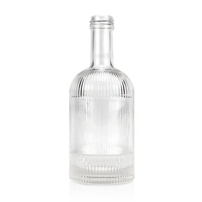 Glass Manufacturer 330ml Custom Sized Vodka whisky Glass Bottles From Professional Manufacturers