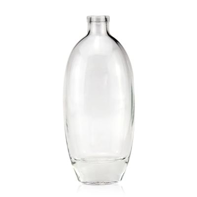 Egg shape 200ml 500ml 750ml Nordic Beverage Brandy Spirit Gin Rum Liquor Glass Bottle