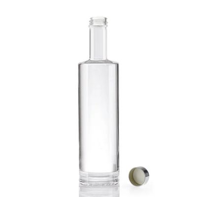 New 500ML Glass Bottle custom 750ML glass spirits bottles Fruit Juice Wine Liquor Drinking Bottle with Cork